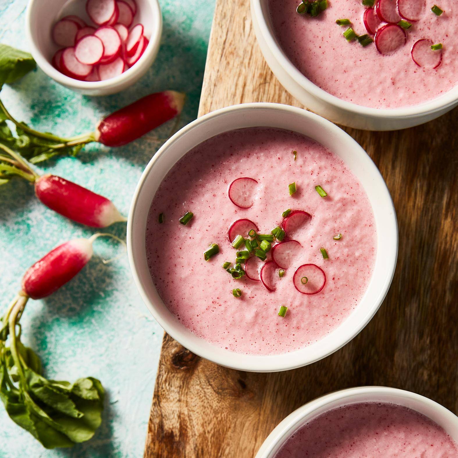 Gazpacho rosa de rábanos - Receta Perfectmix + | Tefal