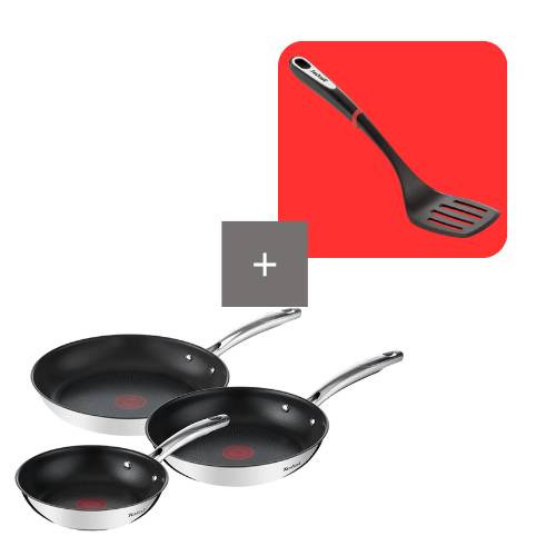 Pack set de 3 sartenes Duetto + con espátula de regalo