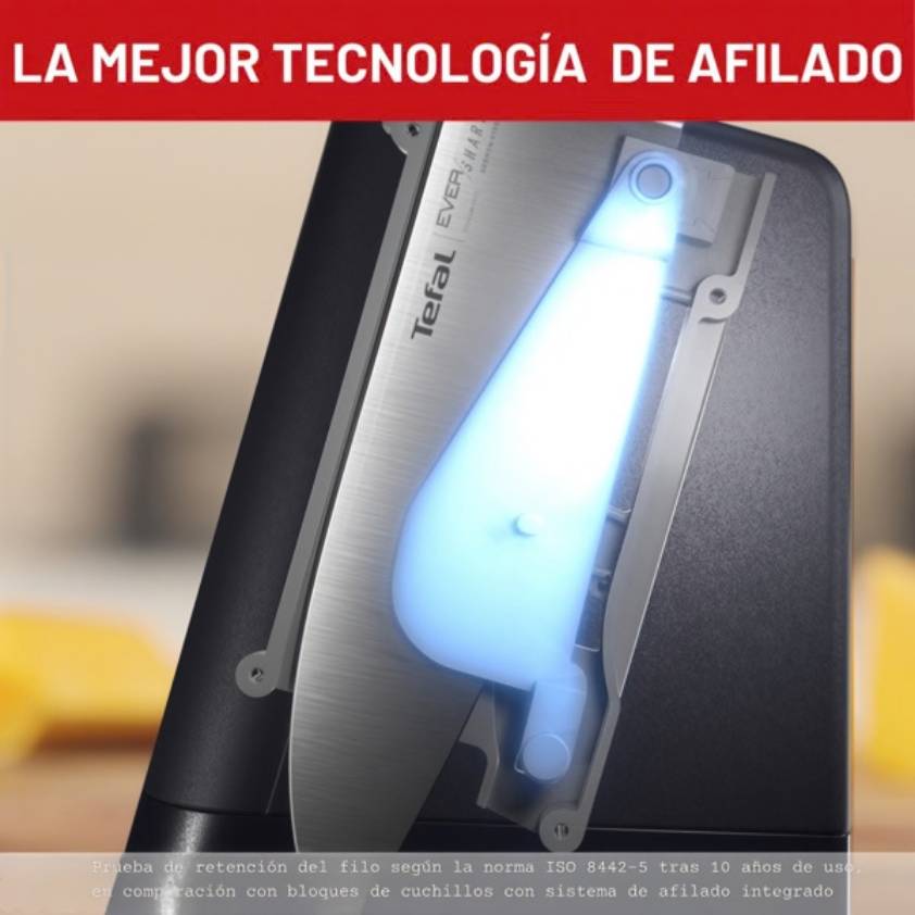 Pack Ingenio Emotion Set de 15 piezas con EverSharp Pro Cuchillo Chef Autoafilable