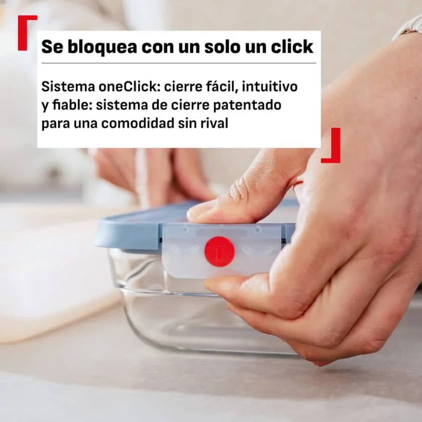 Pack Ingenio So'Light Set de 16 piezas con set de herméticos de Cristal OneClick