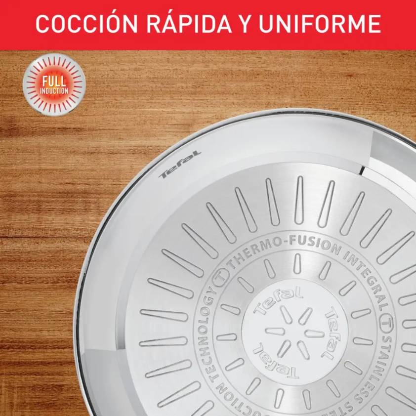 Pack sets de 3 ollas Opti'Space con set de 2 sartenes Duetto On