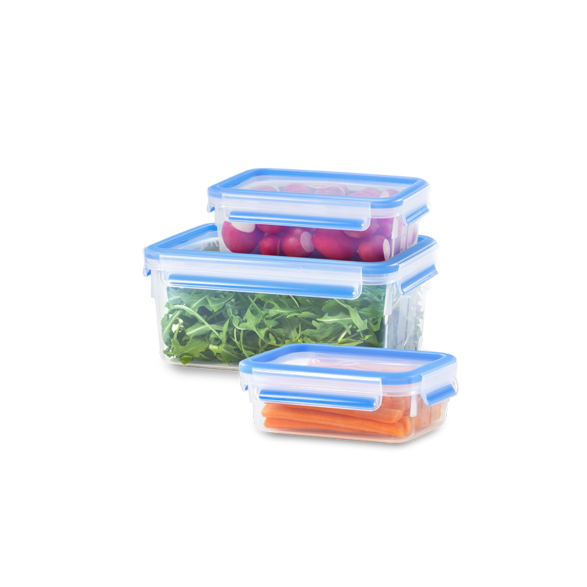 Pack snack to go con botella de hidratación Bludrop y set de 3 herméticos Masterseal