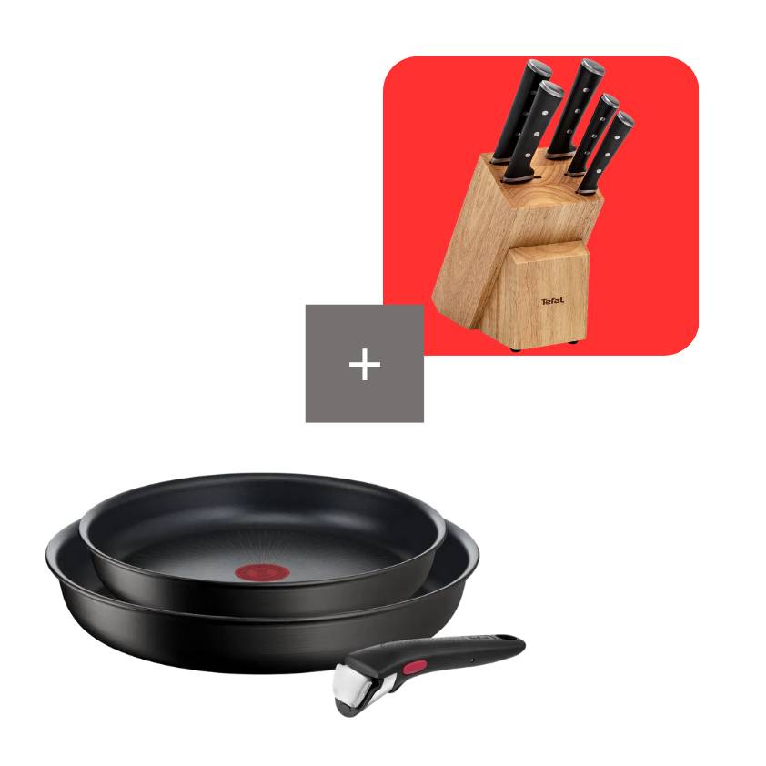 Pack set Ingenio Eco Resist 3 piezas con set de 5 cuchillos y soporte Ice Force