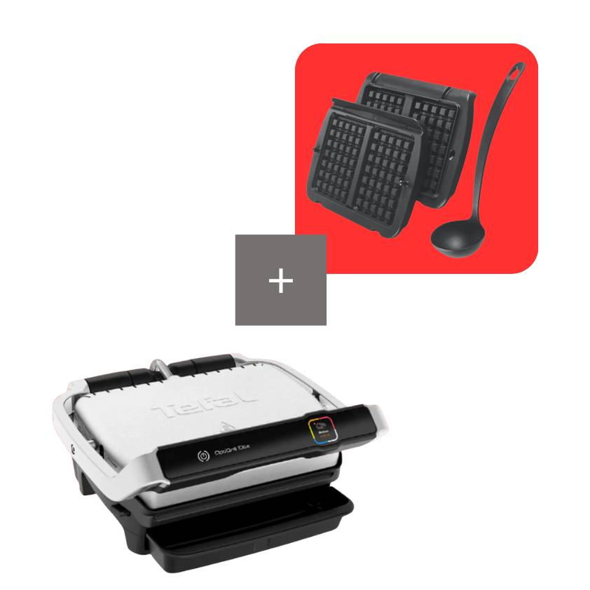 Pack Optigril Elite con accesorio para gofres