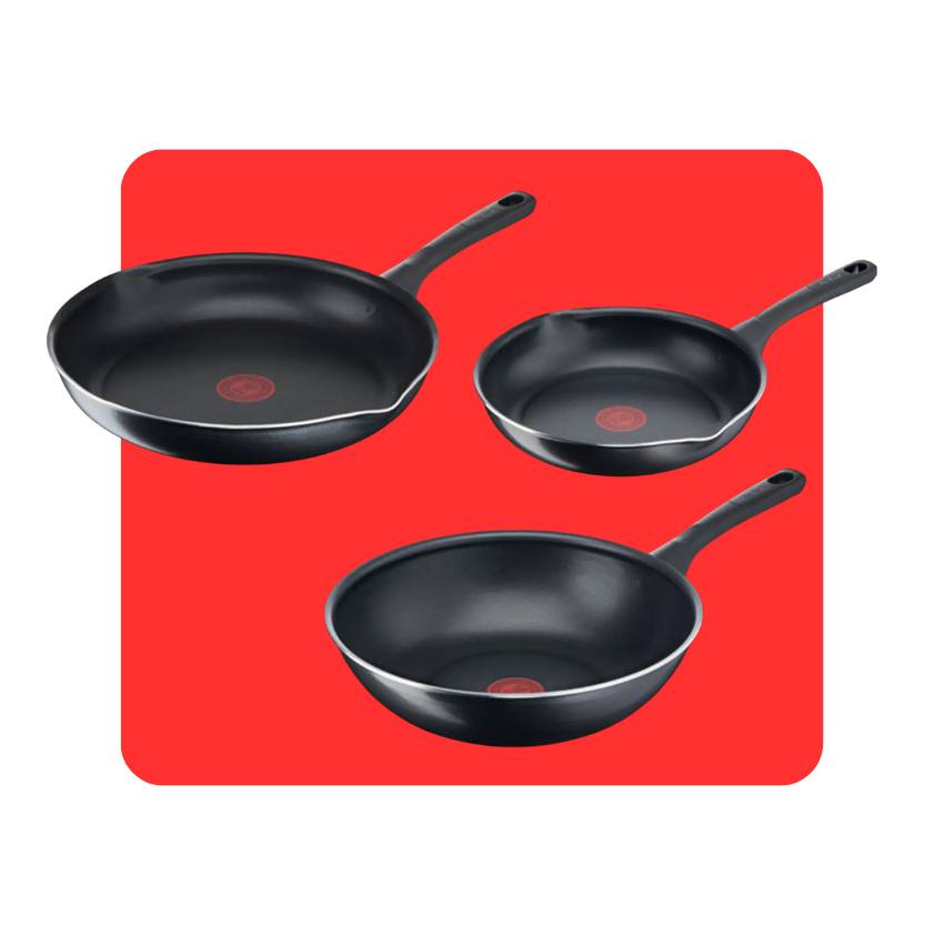 Pack set de 2 sartenes antiadherentes 20/24 cm y wok de 28 cm Day by Day