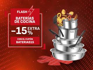 ⚡ Flash Sale: 15% EXTRA en Baterías de Cocina